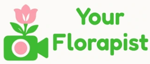 Flower logo with text